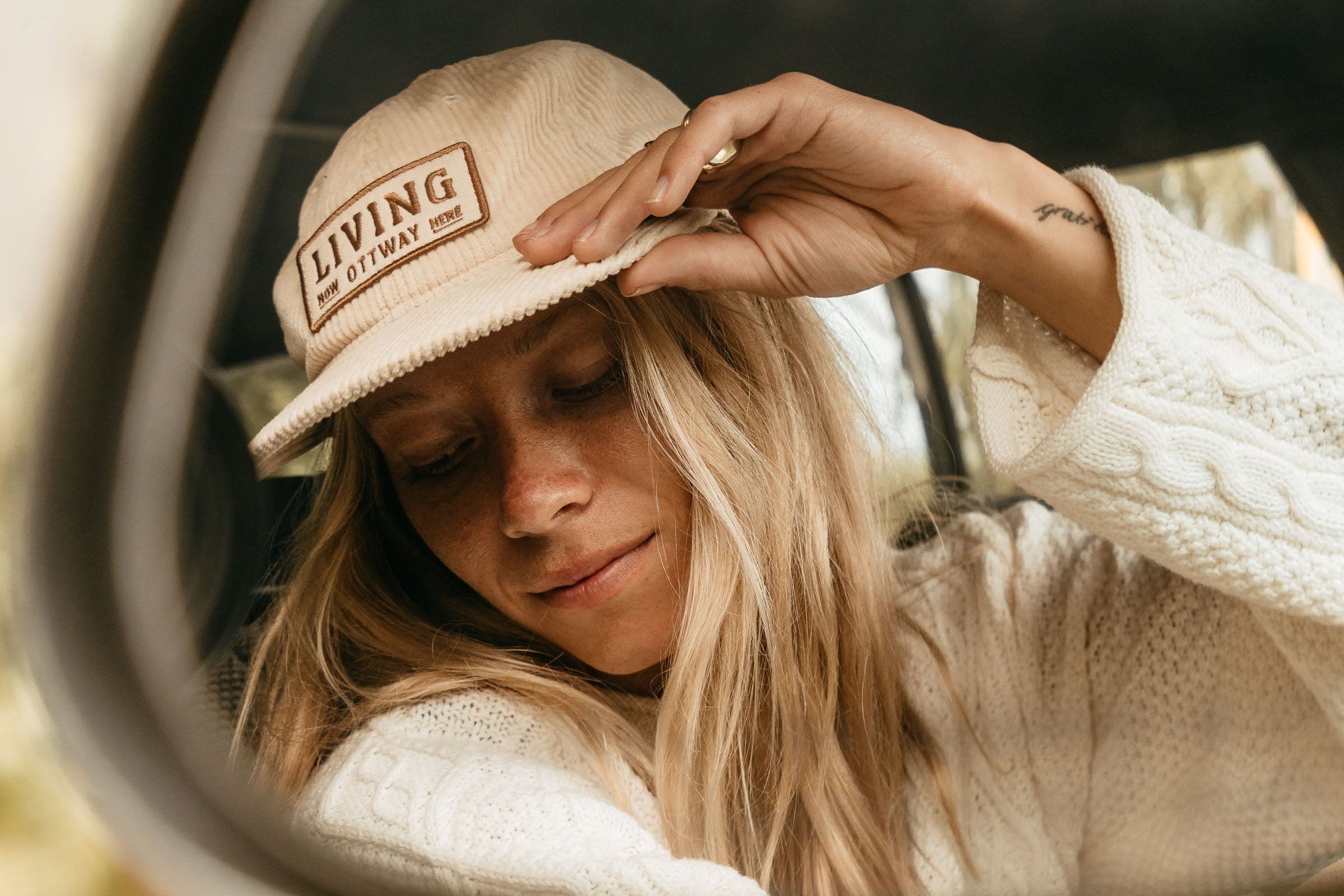 Living Cord Cap - Cream