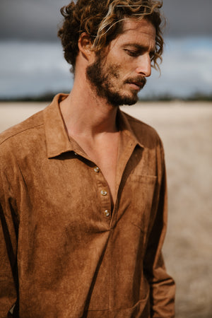 Stafford - Suede Long Sleeve Shirt