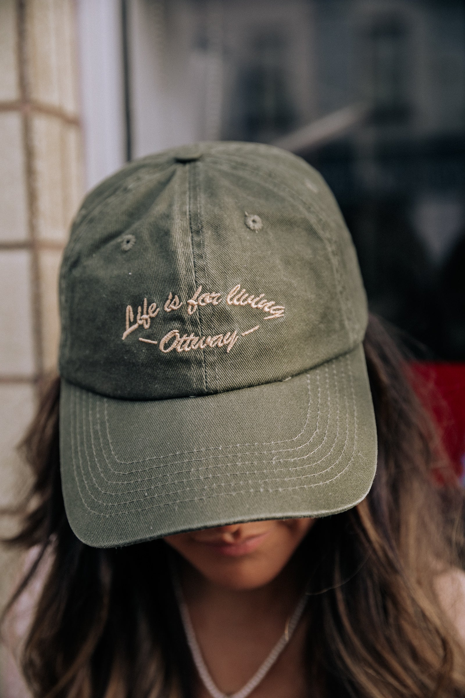 Living Cap - Washed Green