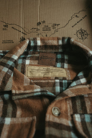 Winston - Women Brown Flannel Shirt/Jacket