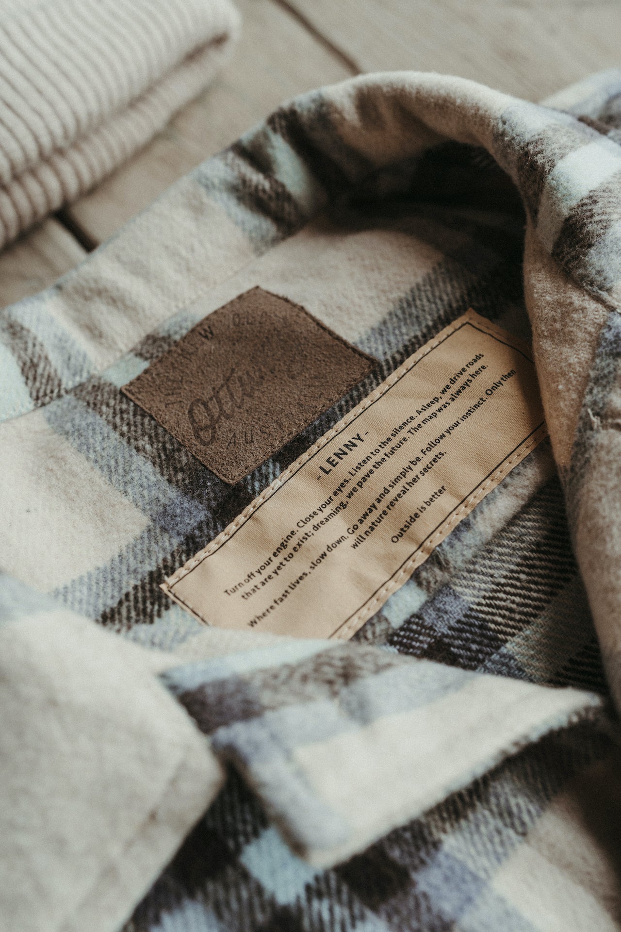 Lenny - Women Cream Flannel Shirt/Jacket