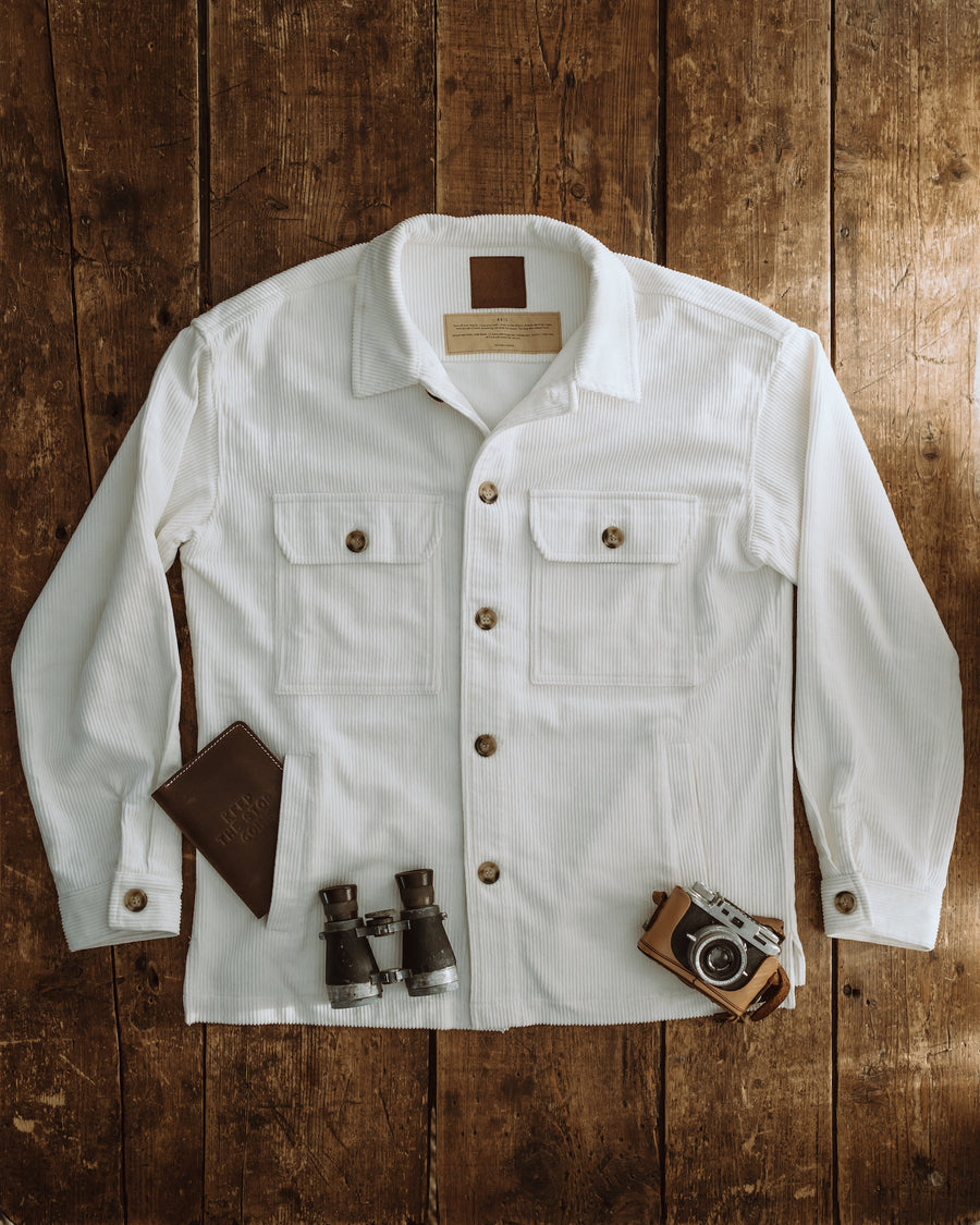 Reis - White Cord Shirt/Jacket