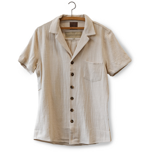 Whistler Cream - Ramie Shirt Dress