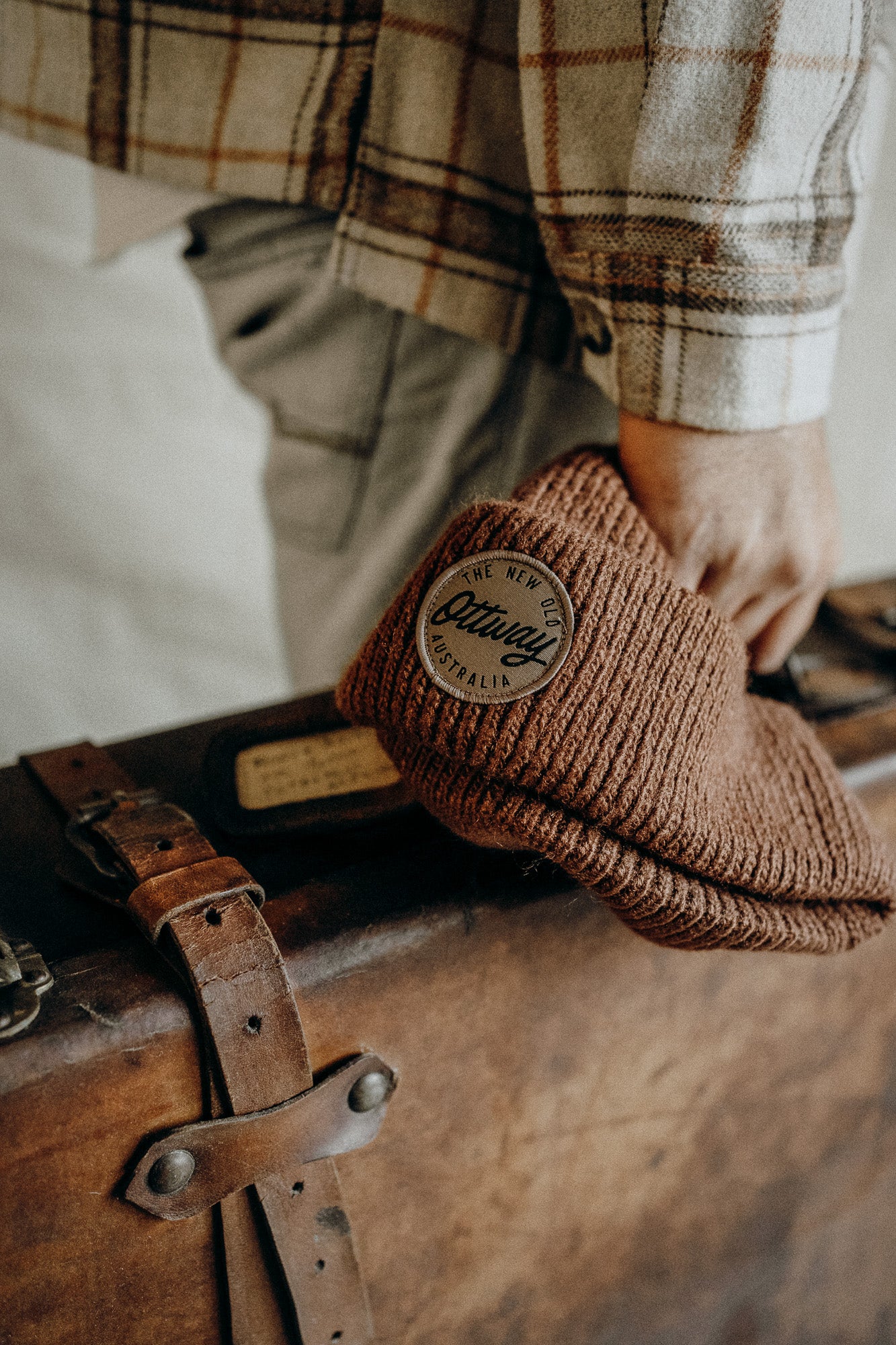 Brown Beanie