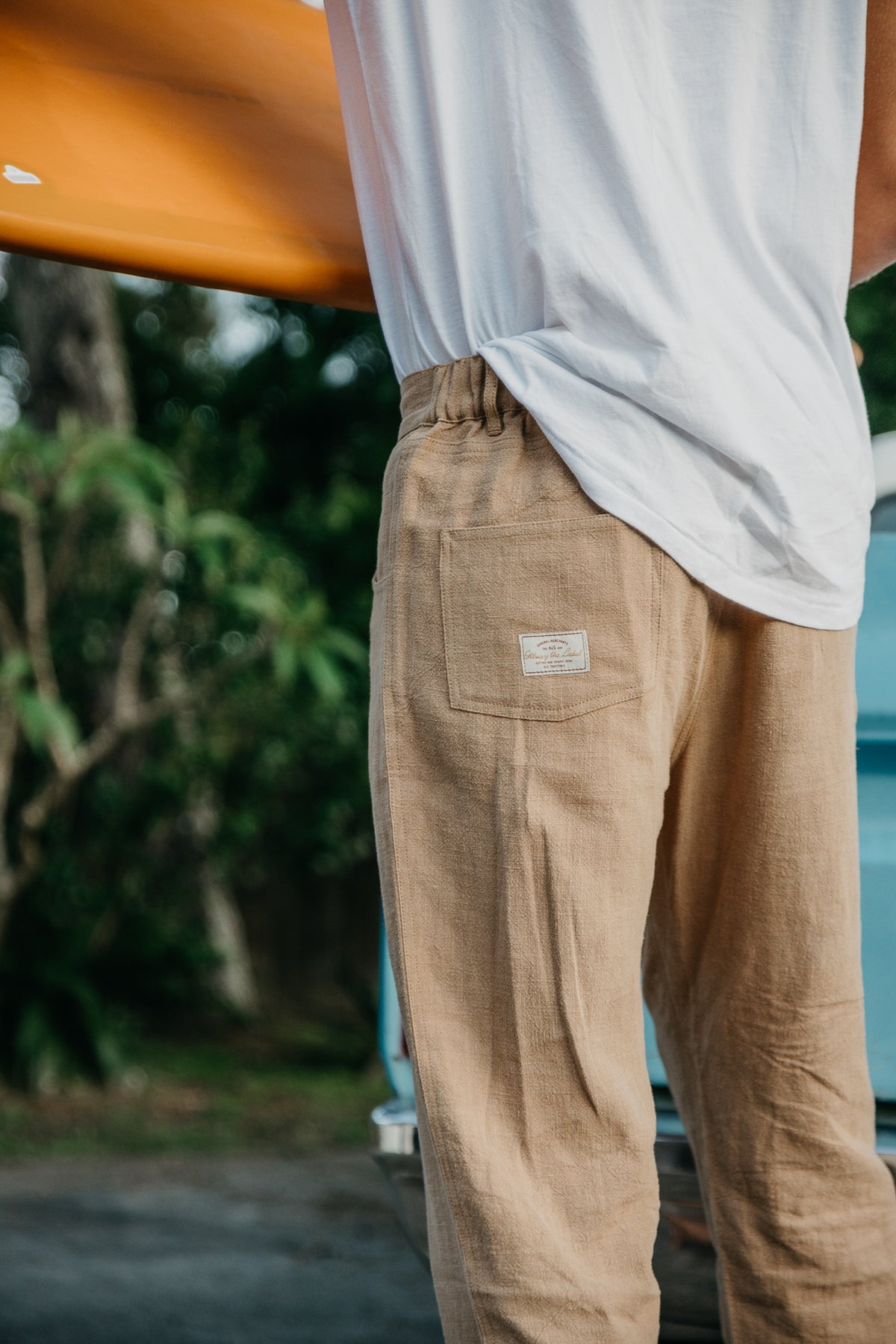 Linen Pants - Brown
