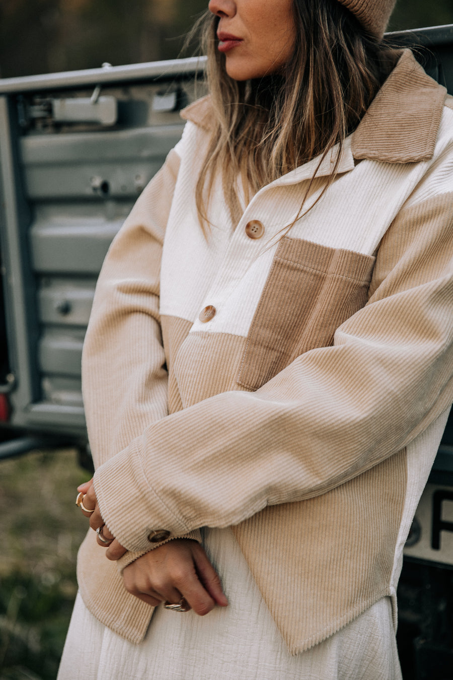 Creamwood Reis - Women Cord Shirt/Jacket