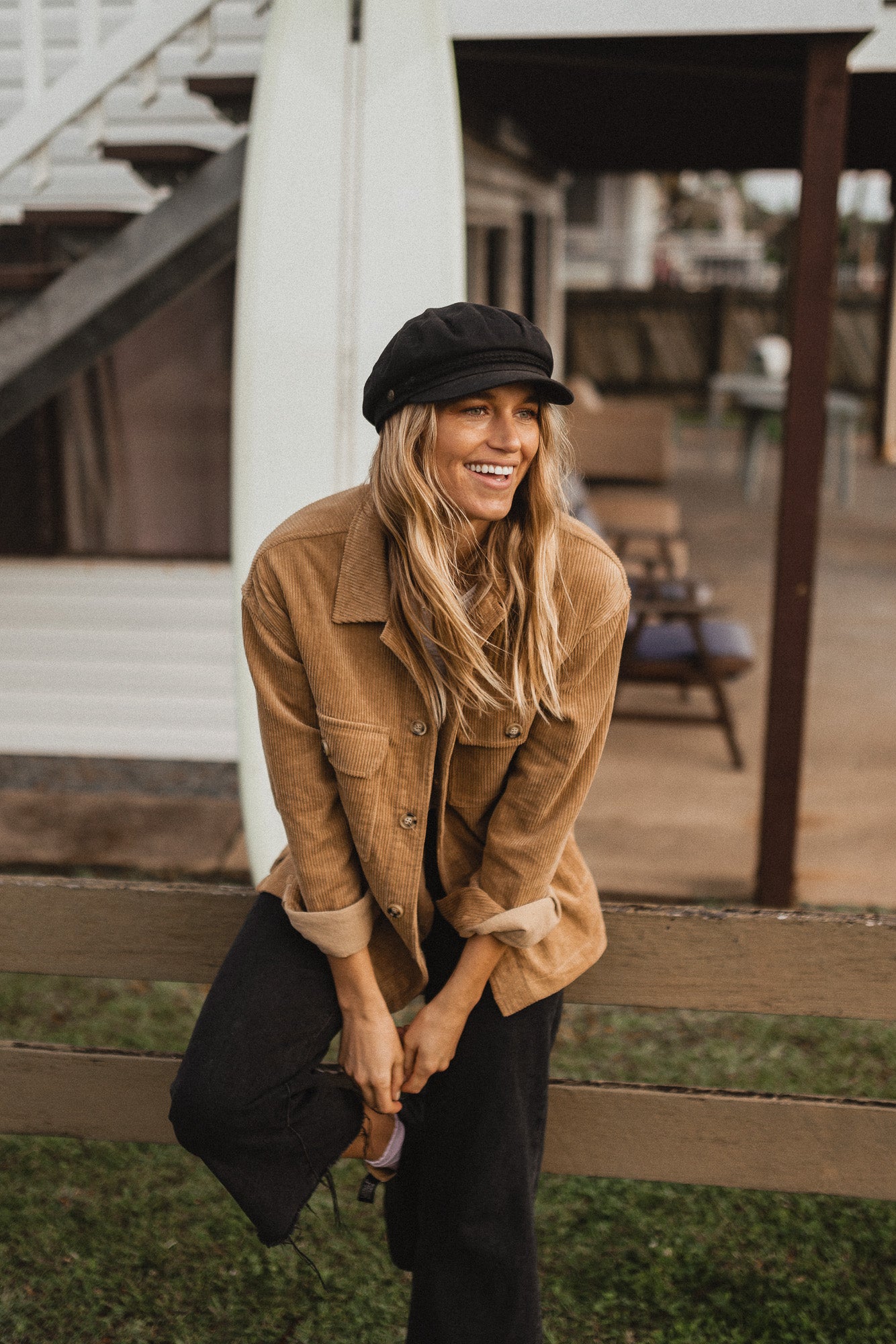Brown Reis - Women Cord Shirt/Jacket