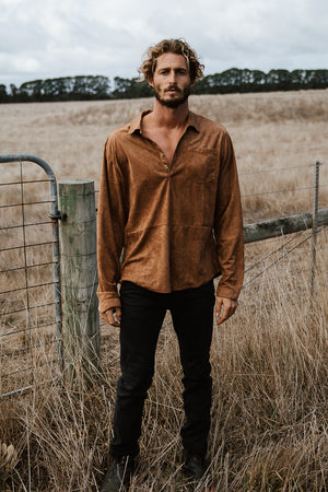 Stafford - Suede Long Sleeve Shirt