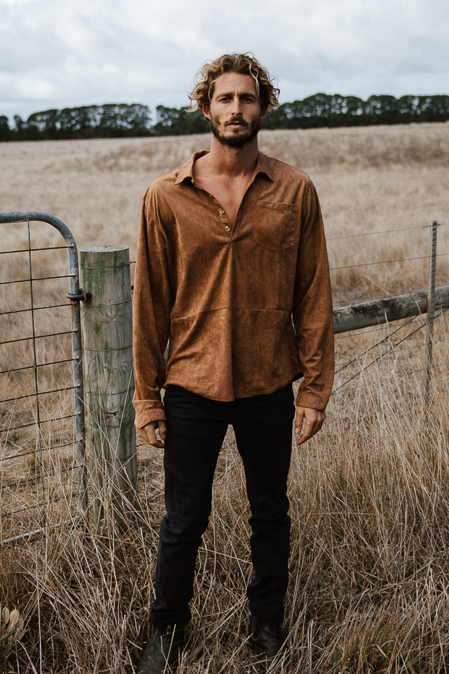 Suede sales dress shirt