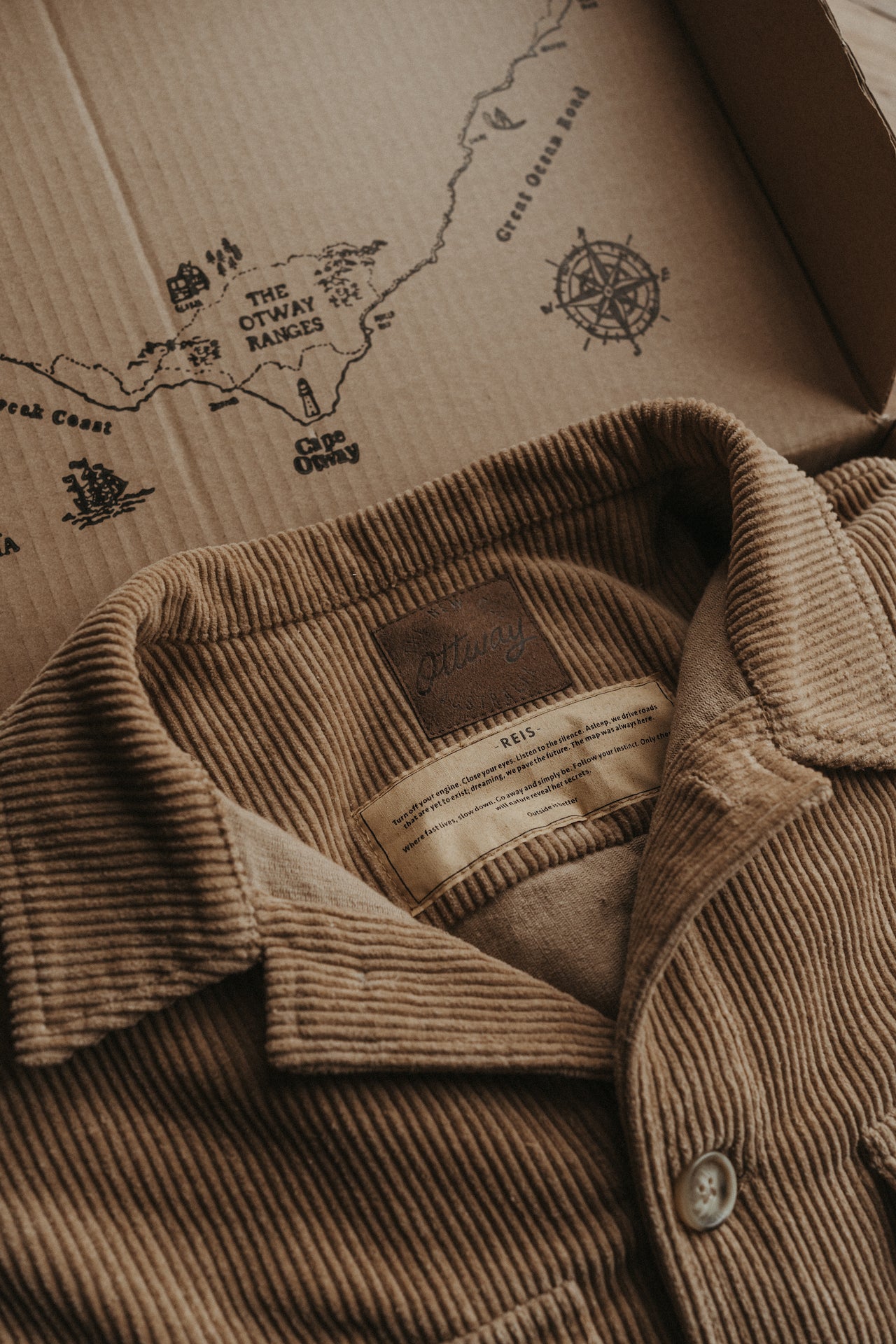 Brown Reis - Women Cord Shirt/Jacket