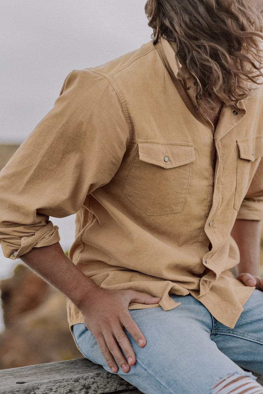 R&G Mustard - Corduroy Long Sleeve Shirt – OTTWAY