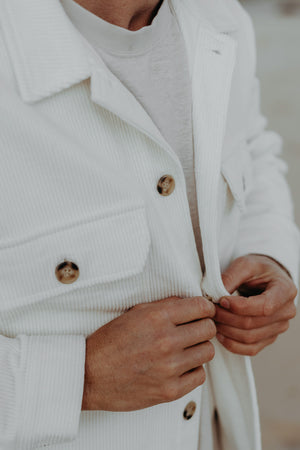 Reis - White Cord Shirt/Jacket