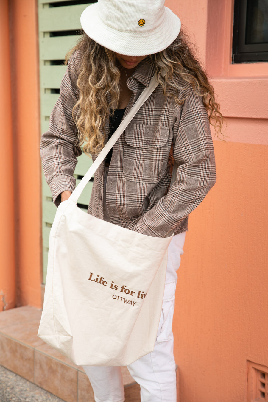 LIFE IS FOR LIVING - OTTWAY TOTE BAG